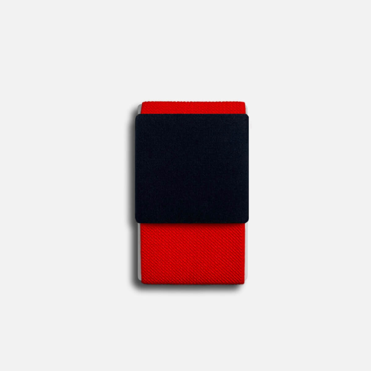 red elastic wallet